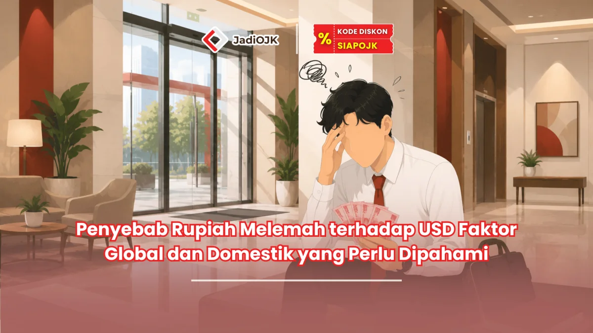 penyebab rupiah melemah terhadap usd