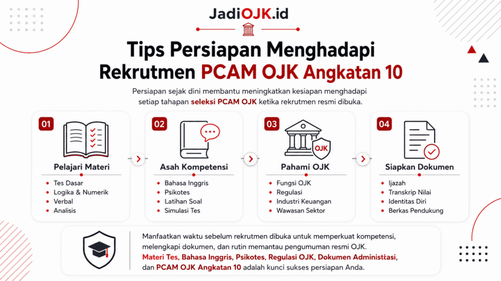 Jadwal Rekrutmen PCAM OJK Angkatan 10