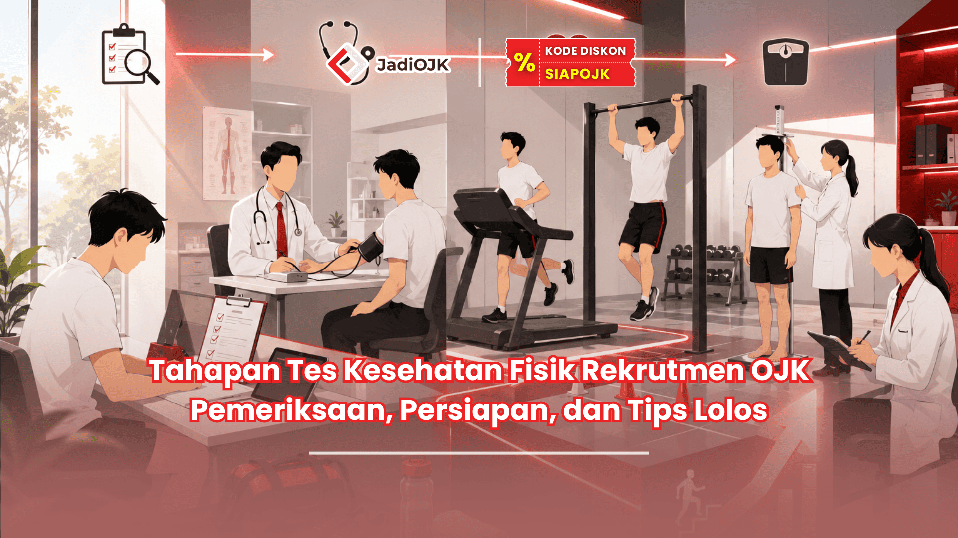 tahapan tes kesehatan fisik rekrutmen ojk