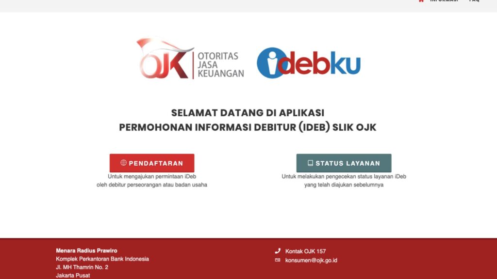 cara cek slik ojk pribadi