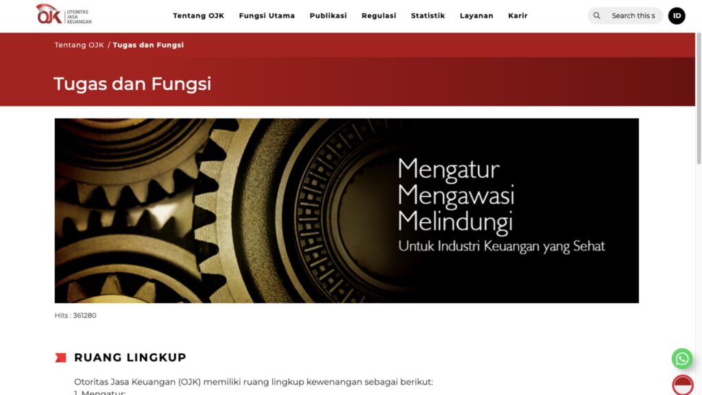 fungsi ojk
