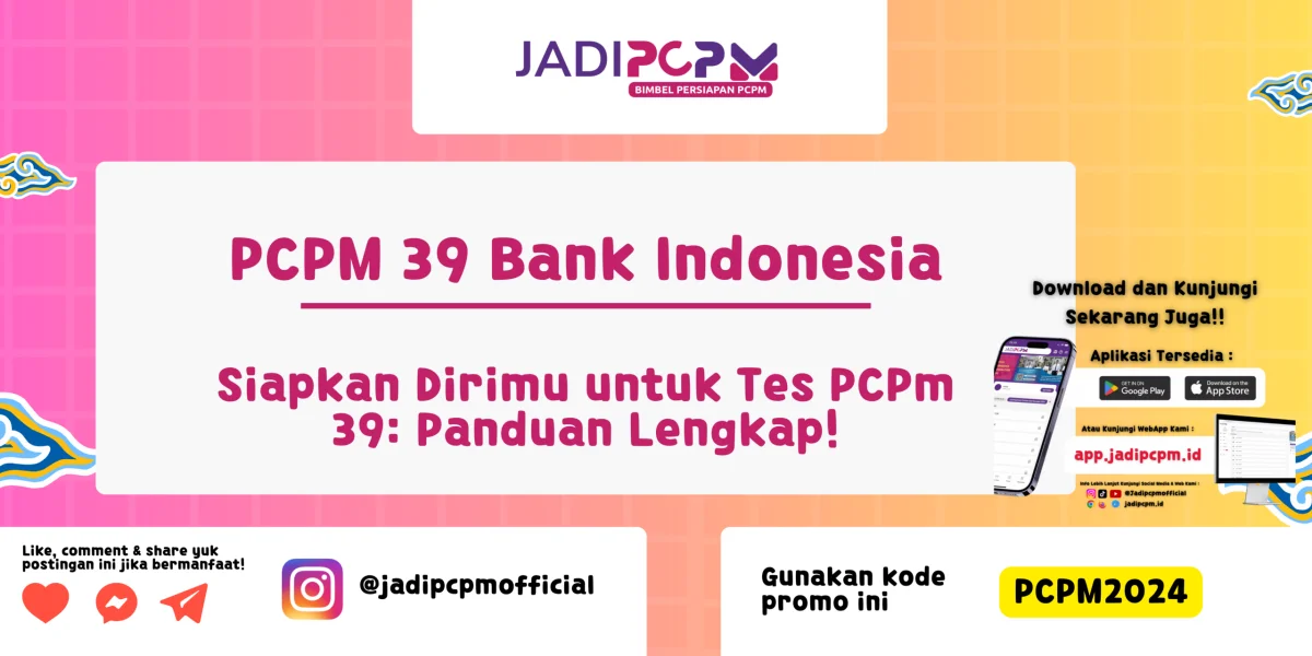 PCPM 39 Bank Indonesia