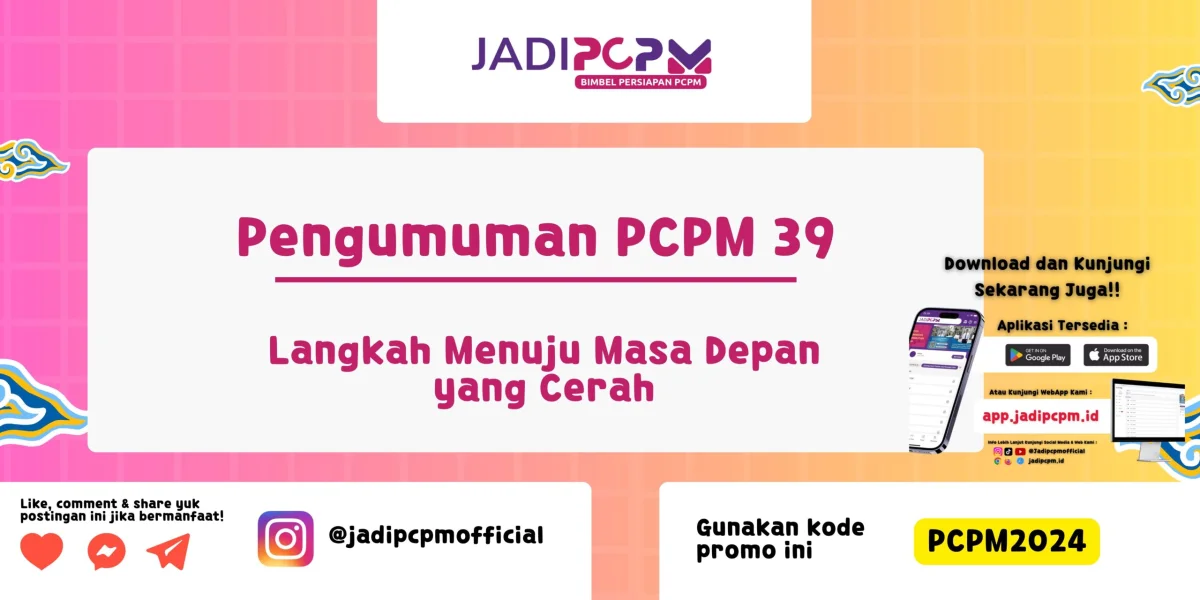 Pengumuman PCPM 39