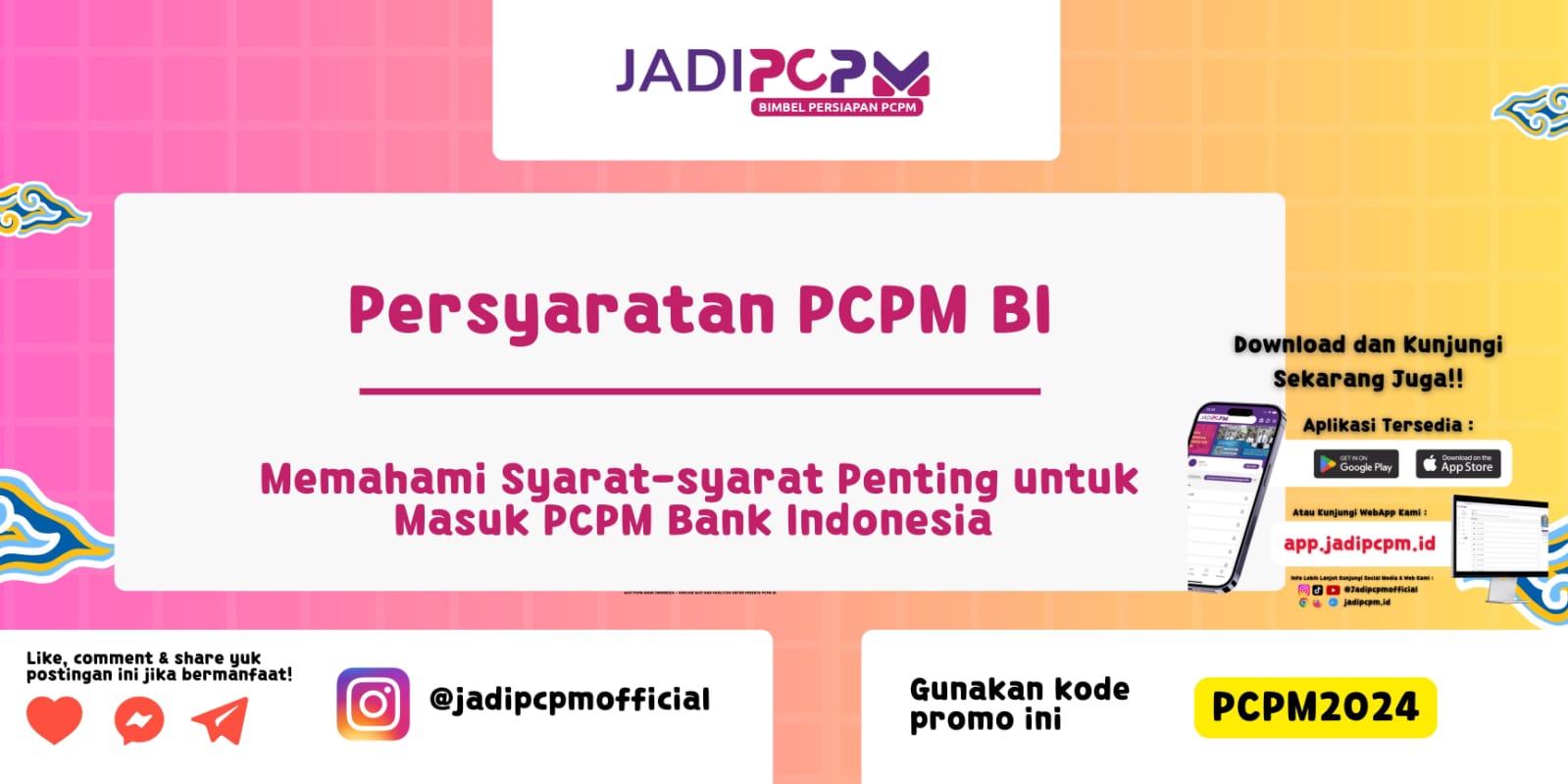 Persyaratan PCPM BI