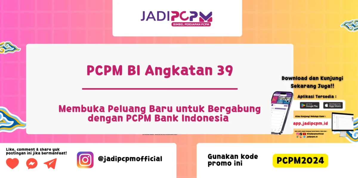 PCPM BI Angkatan 39