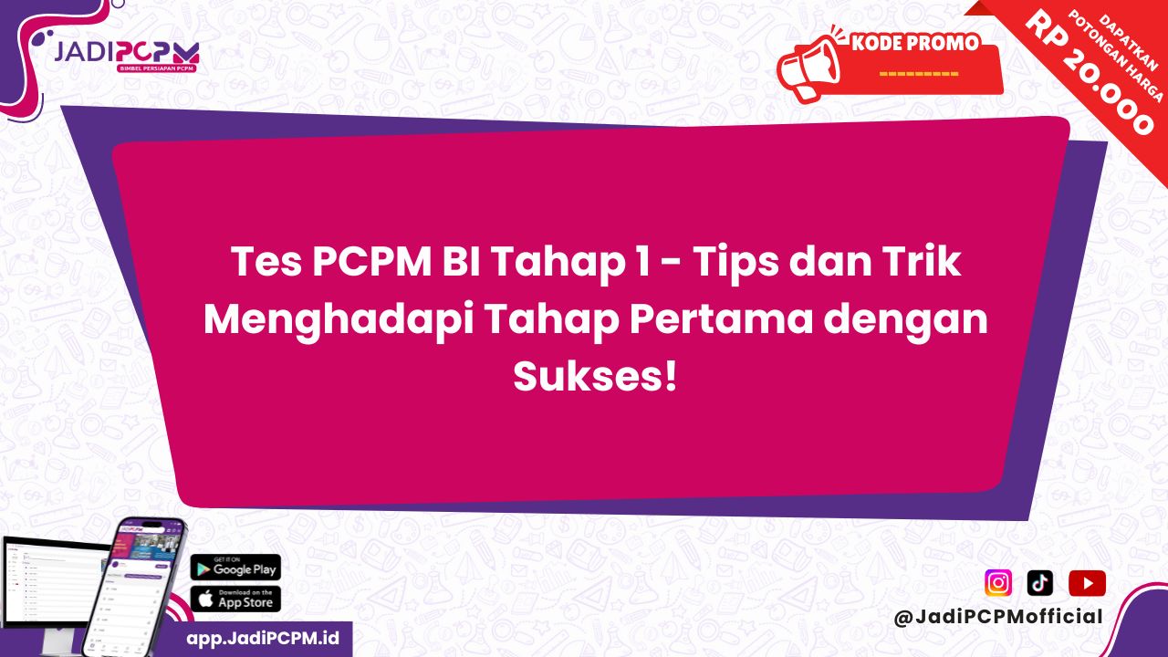Tes PCPM BI Tahap 1