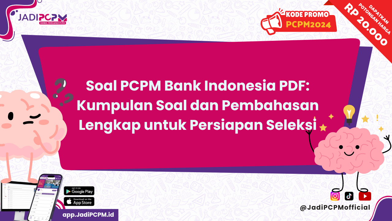 Soal PCPM Bank Indonesia PDF