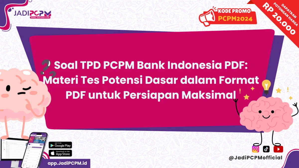 Soal TPD PCPM Bank Indonesia PDF
