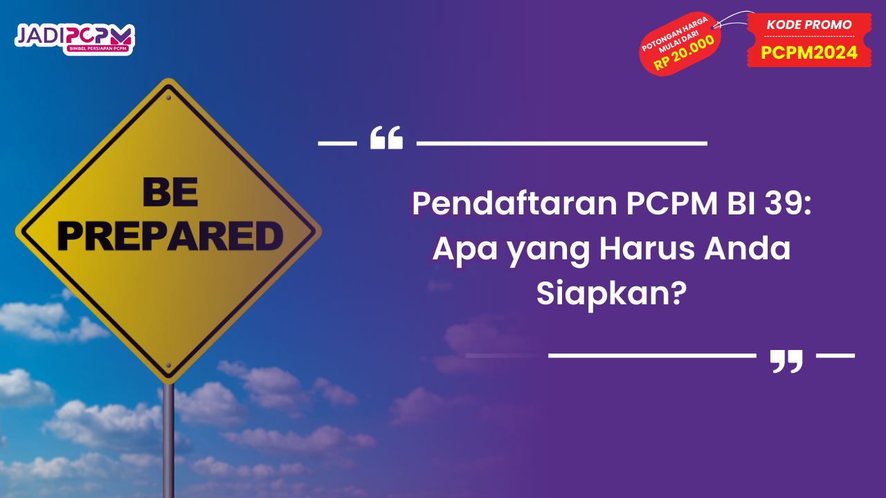 Pendaftaran PCPM BI 39