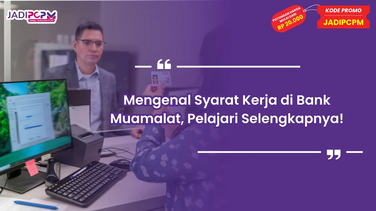 syarat kerja di Bank