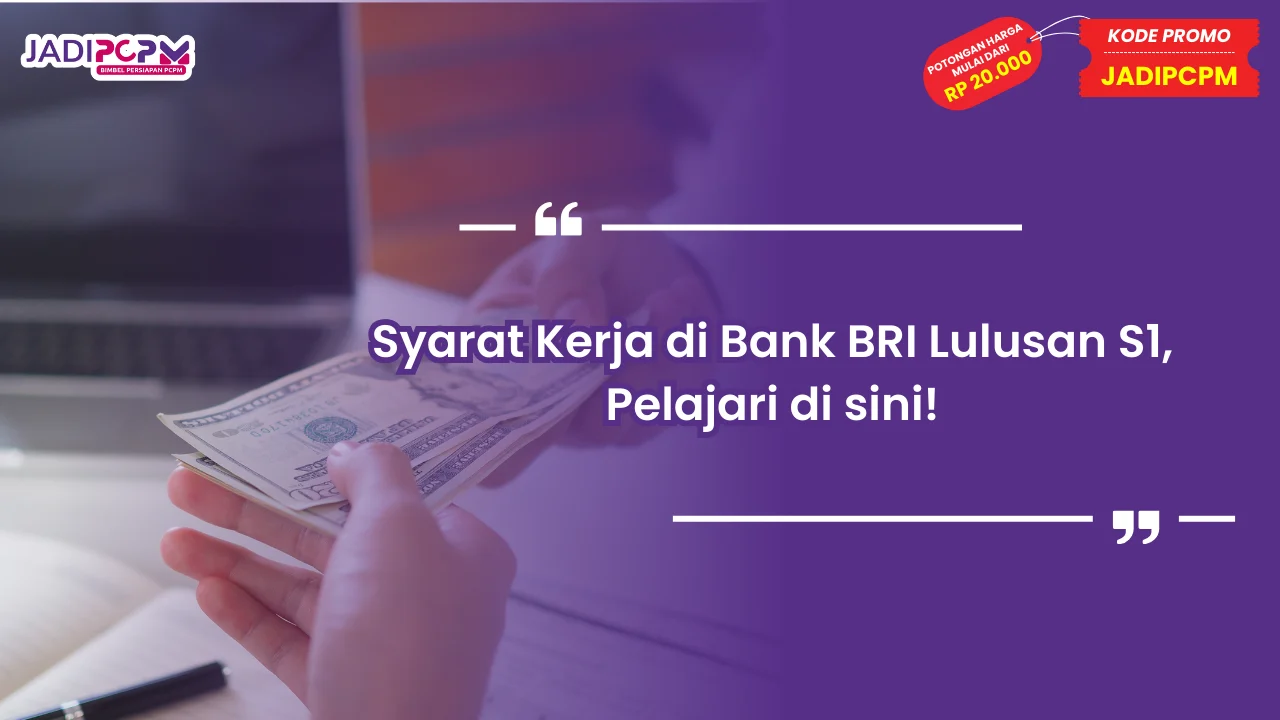syarat kerja di Bank