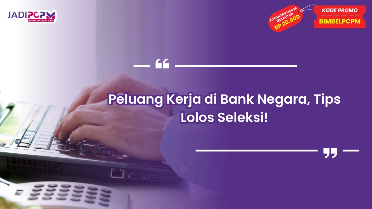 kerja di bank negara