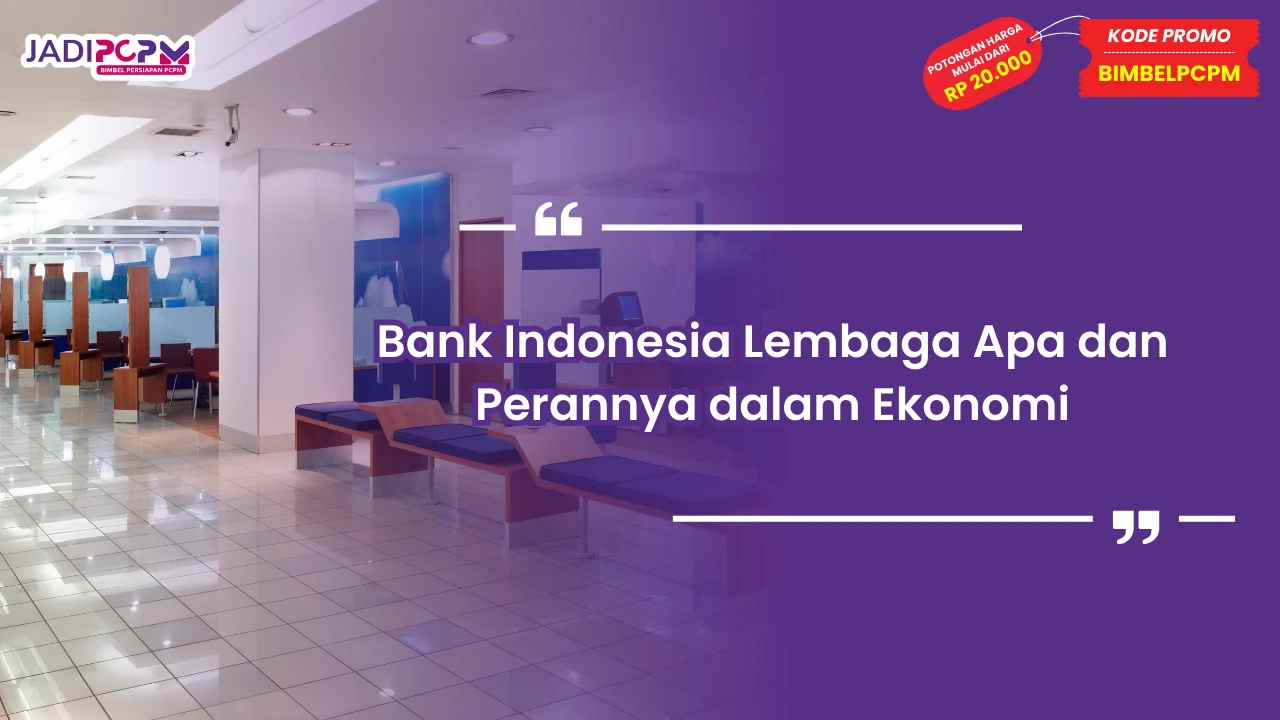 bank indonesia lembaga apa