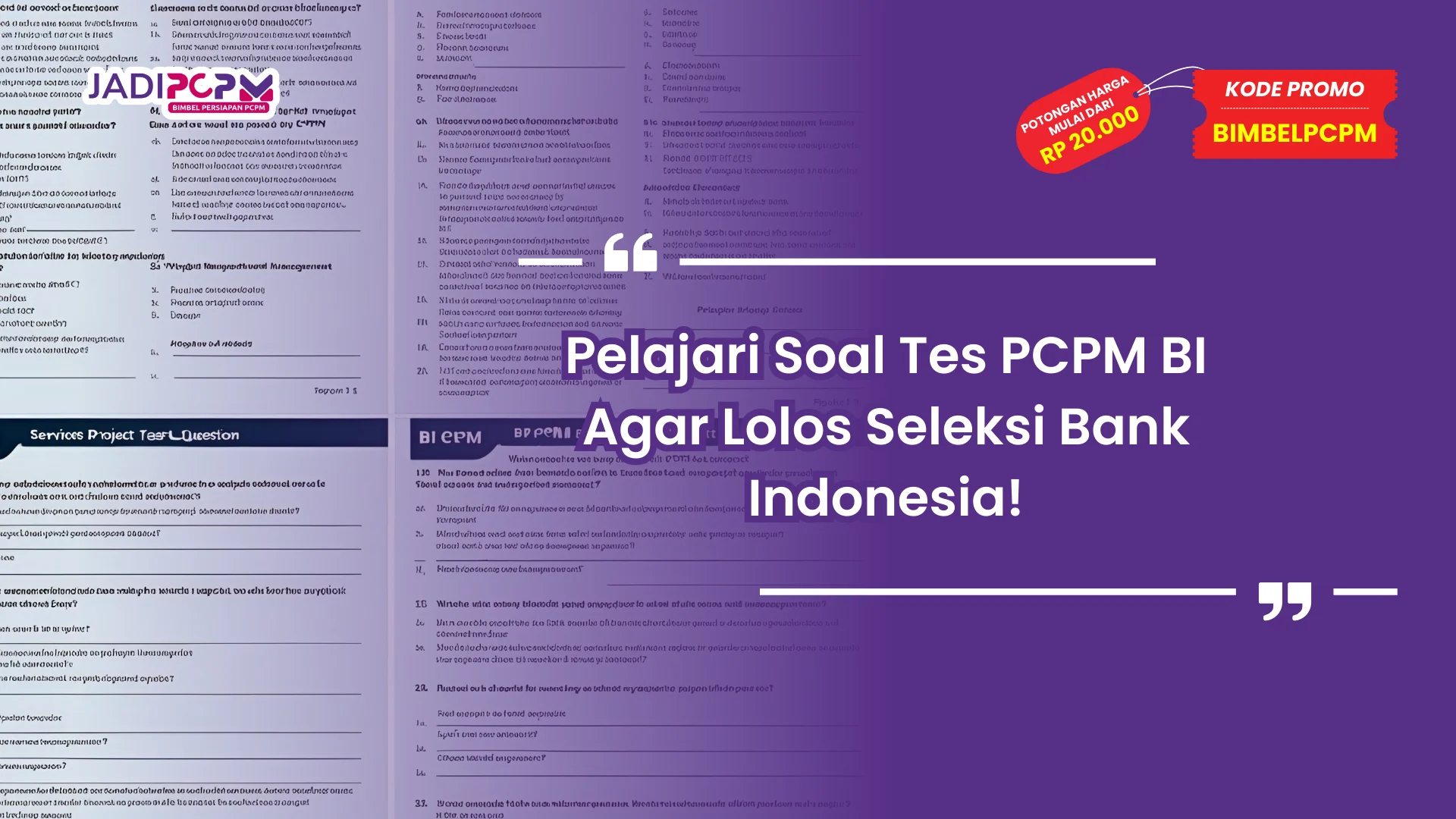 Soal Tes PCPM BI