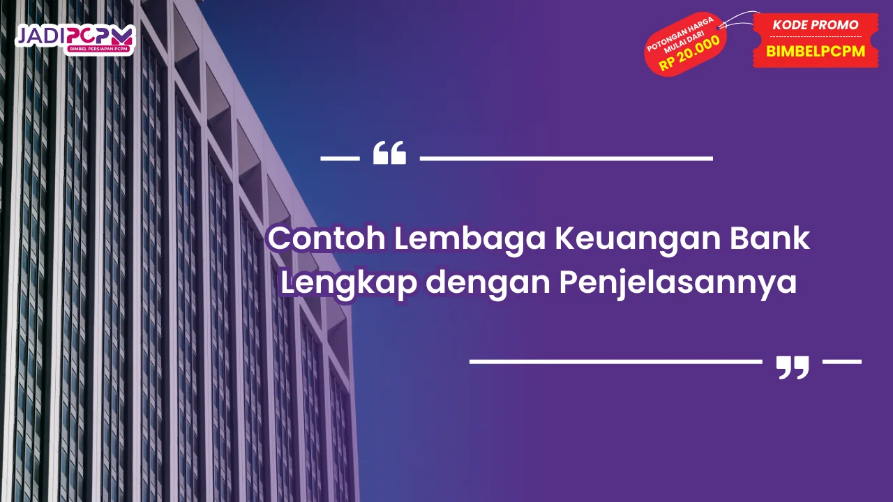 lembaga keuangan bank contoh
