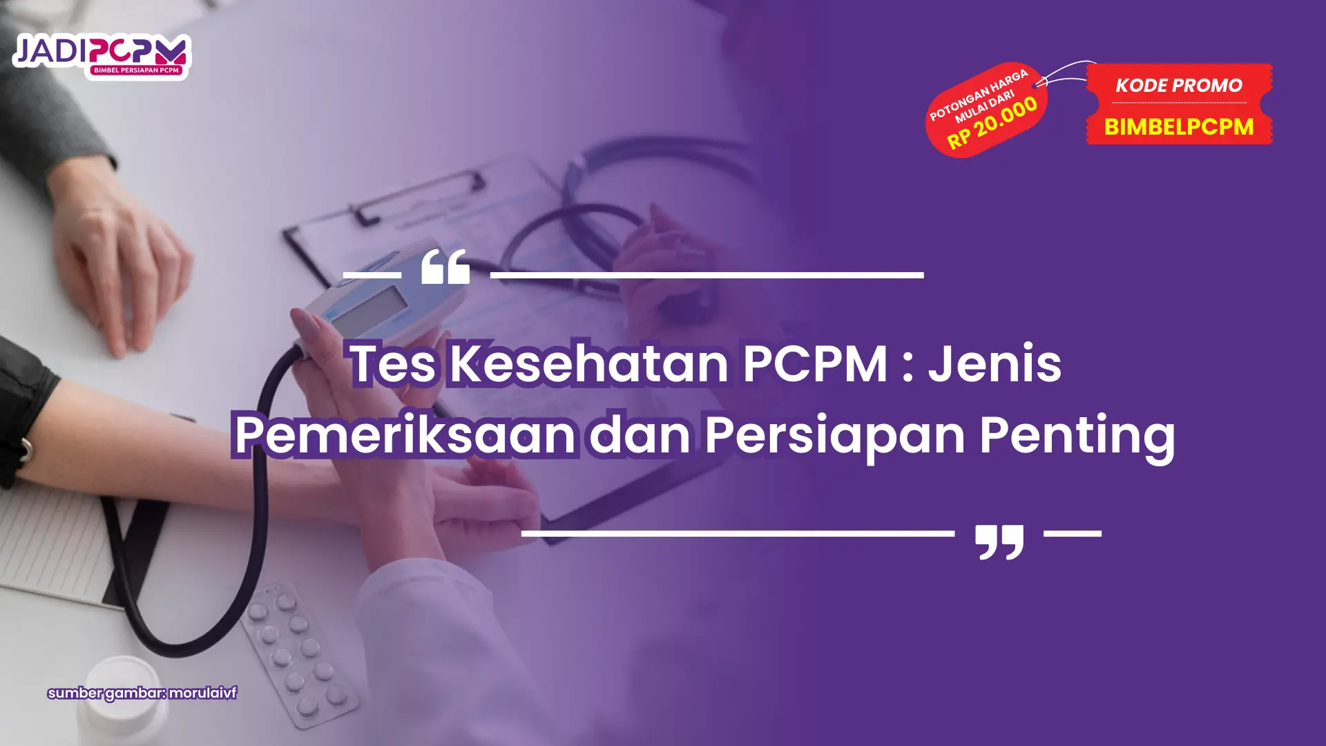 tes kesehatan pcpm