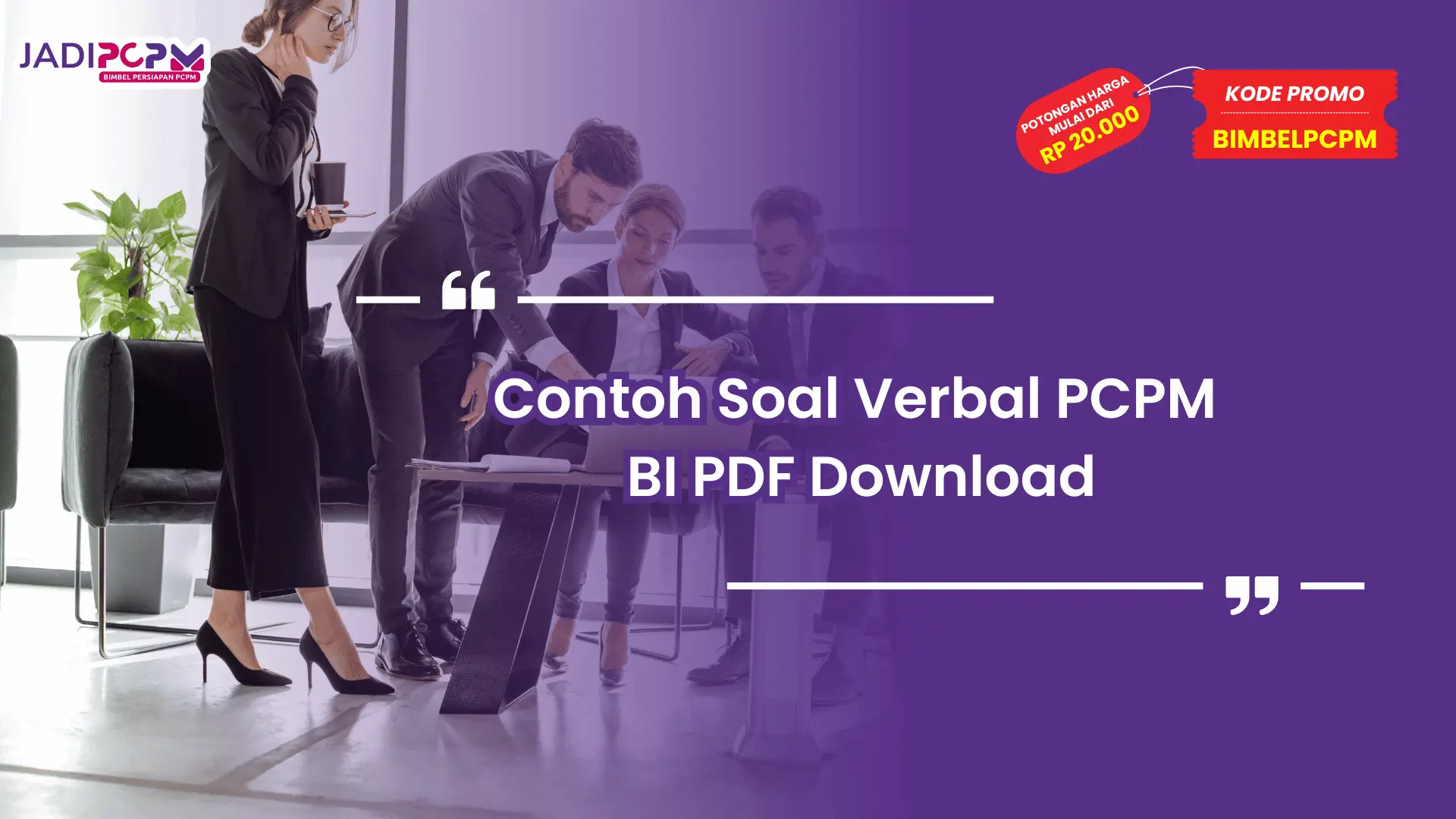 Contoh Soal PCPM BI PDF Download