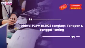 Jadwal PCPM BI