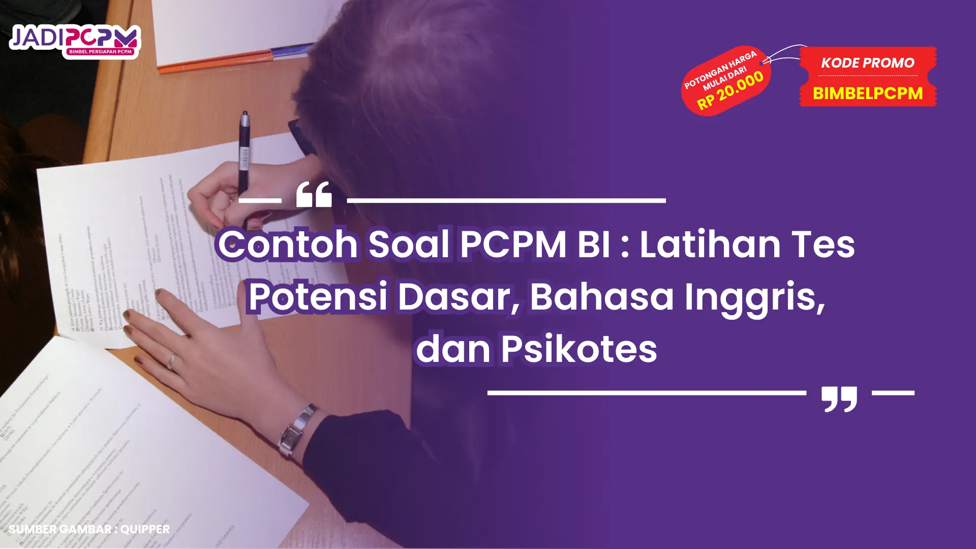 contoh soal pcpm bi