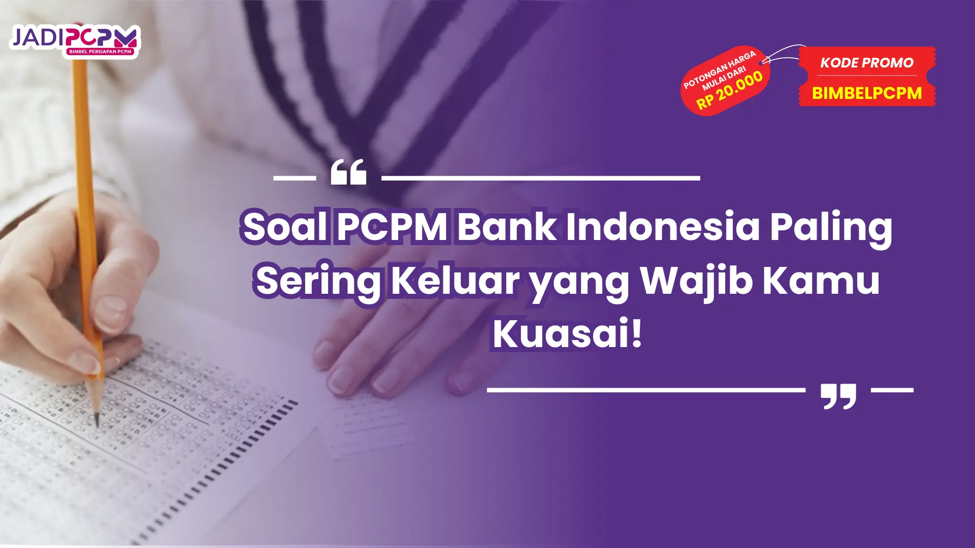 Soal PCPM Bank Indonesia