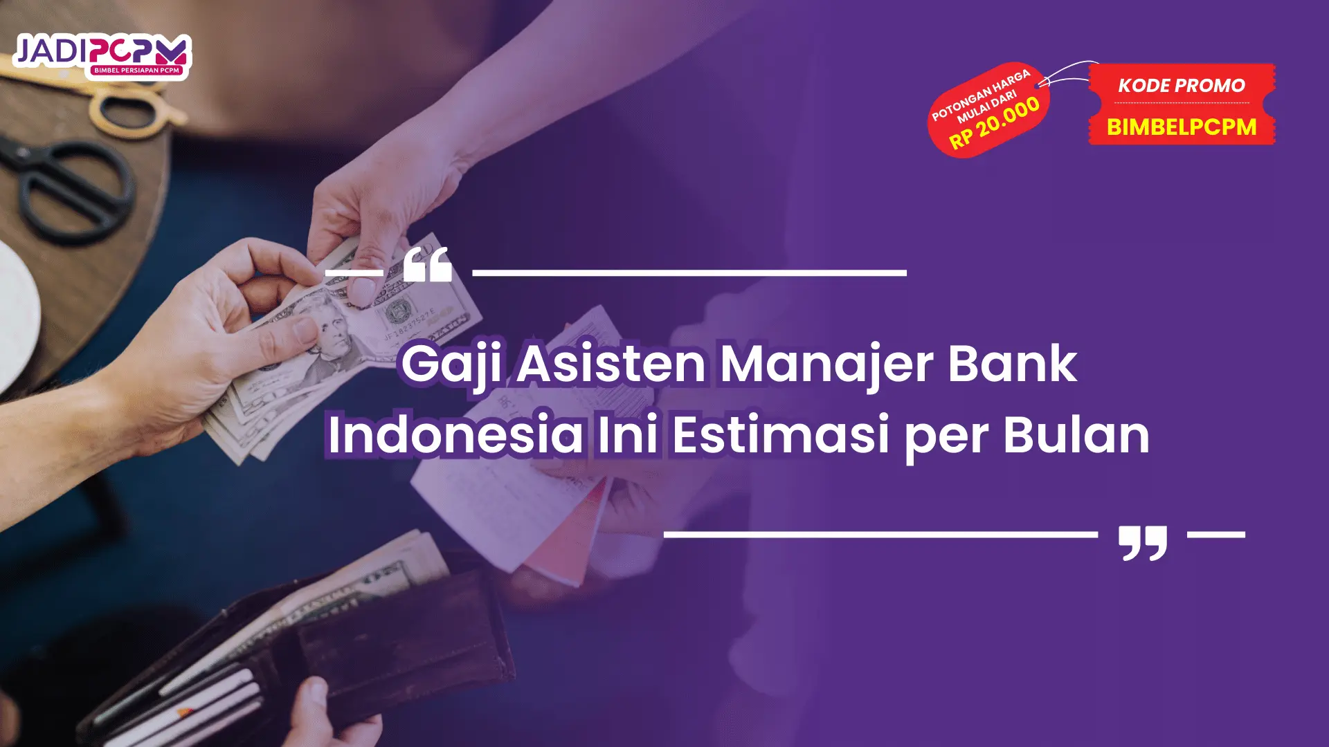 Gaji asisten manajer Bank Indonesia