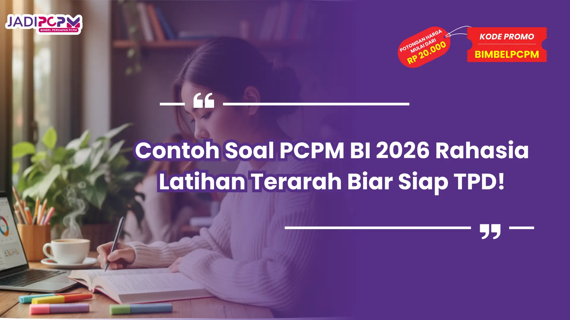 contoh soal pcpm bi 2026
