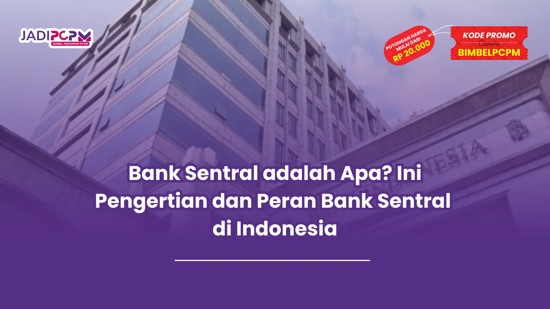 bank sentral adalah