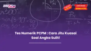 tes numerik pcpm