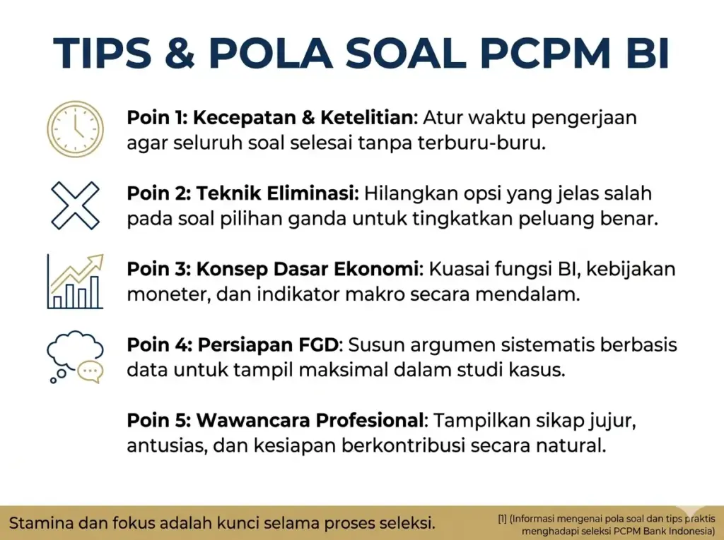 4. Mengupas Pola Soal dan Tips PCPM Test Tips