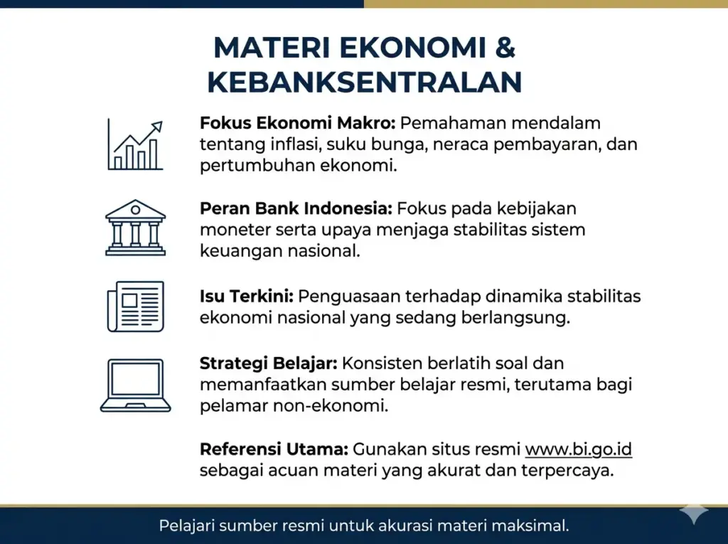 3. Mengupas Materi Khusus Ekonomi dan Kebanksentralan