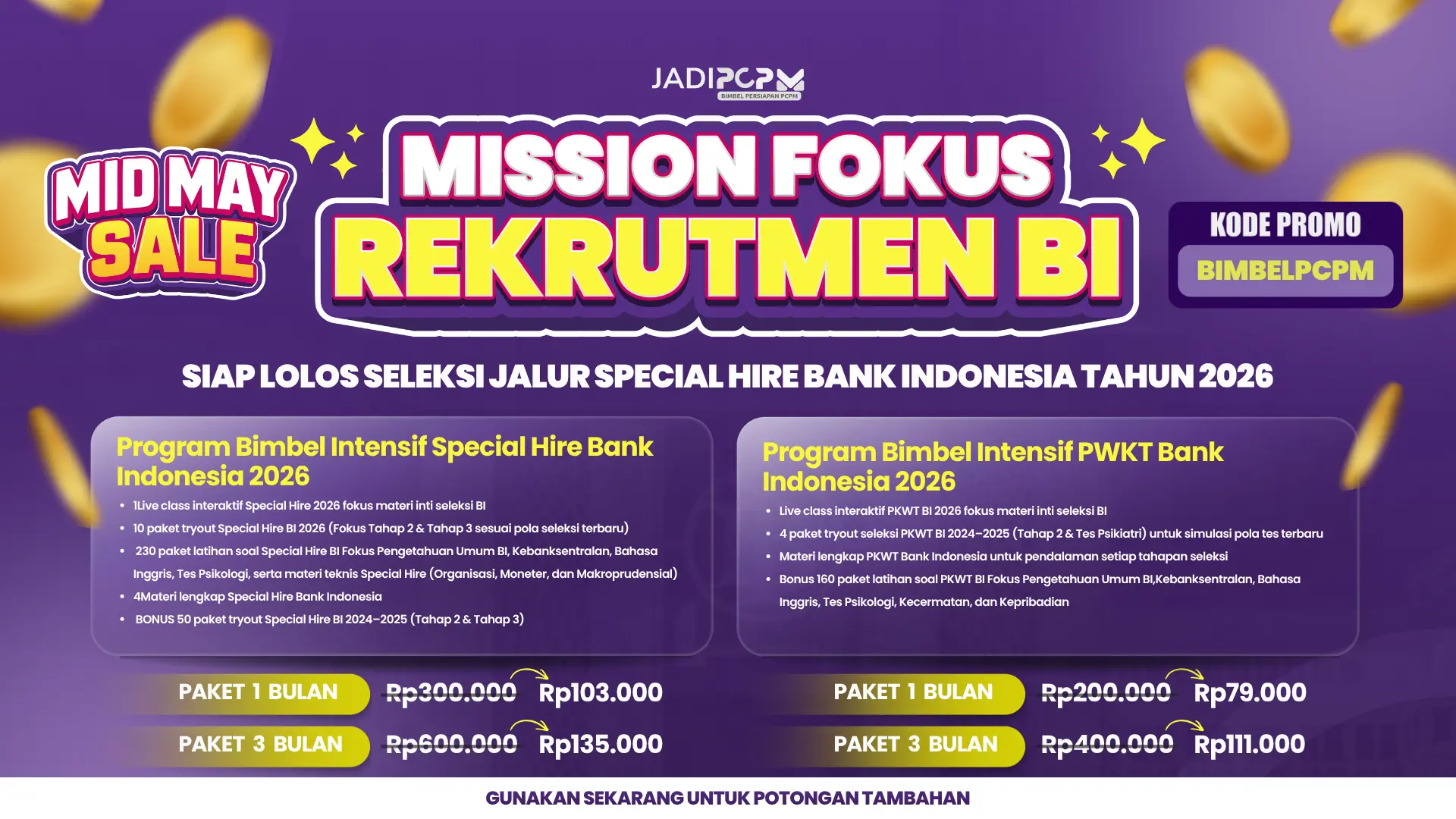 KODE PROMO JADIPCPM