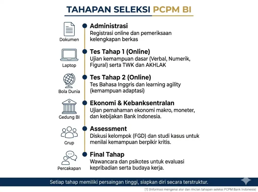 1. Memahami Tahapan Seleksi PCPM BI