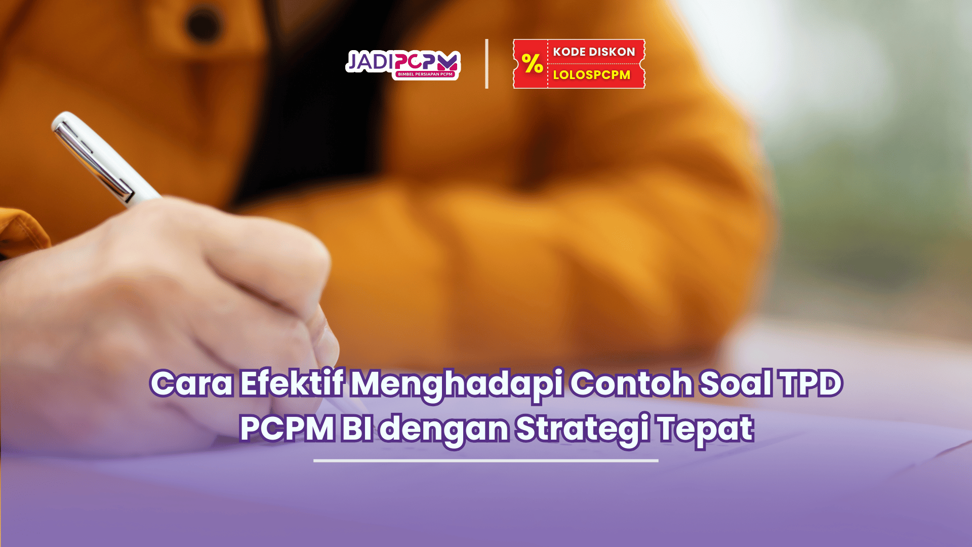 contoh soal tpd pcpm bi