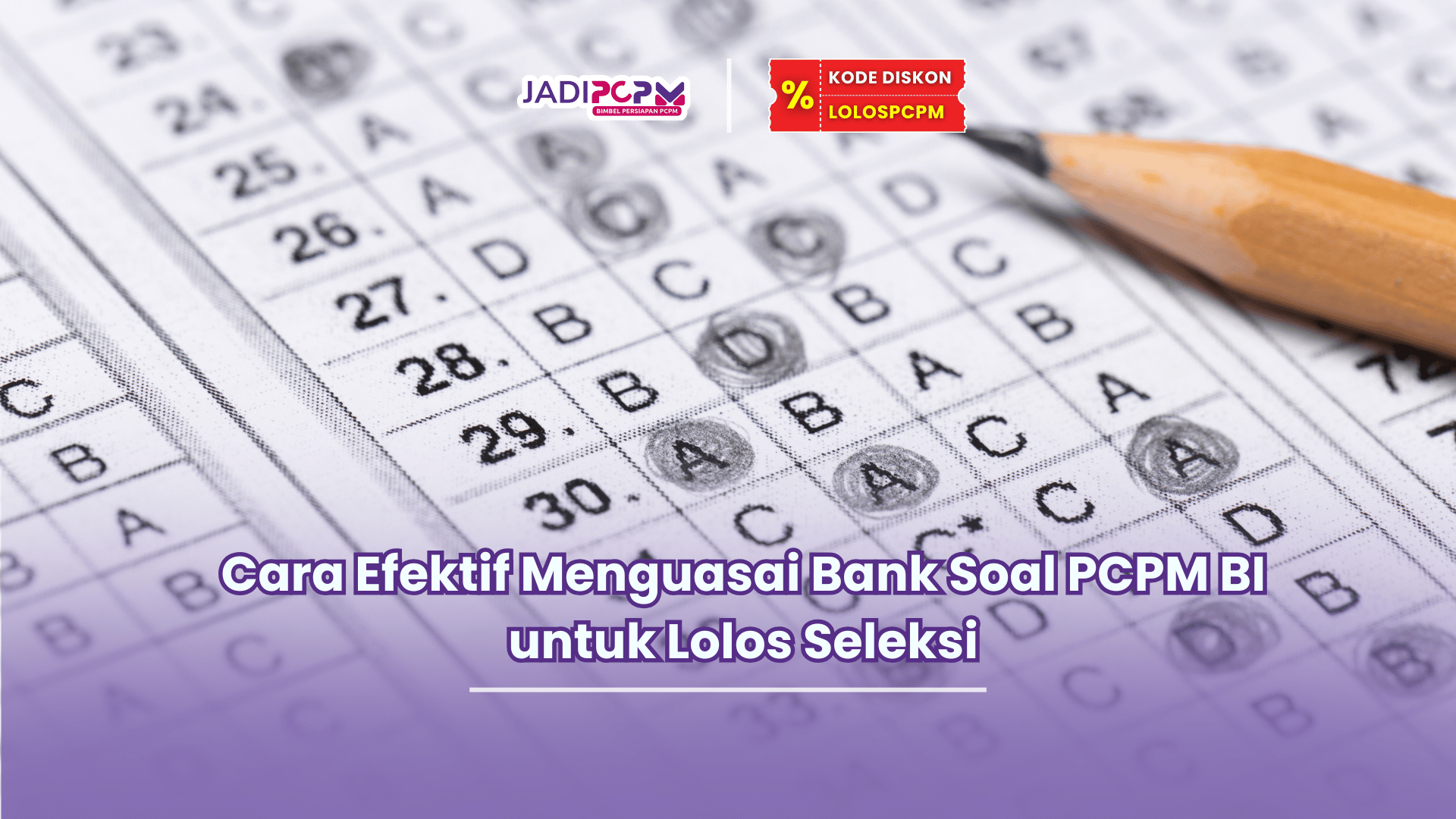 bank soal pcpm bi