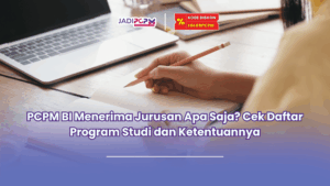 PCPM BI menerima jurusan apa saja