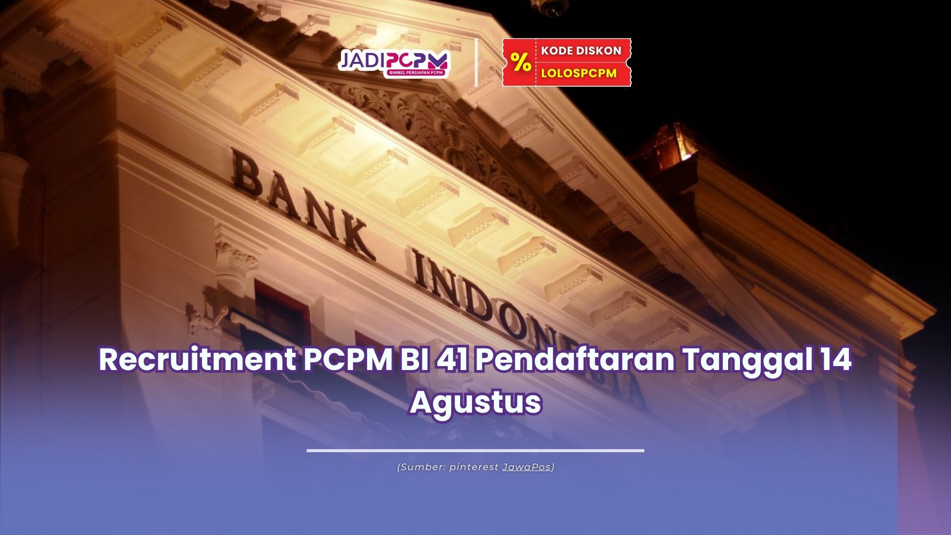 recruitment pcpm bi 41