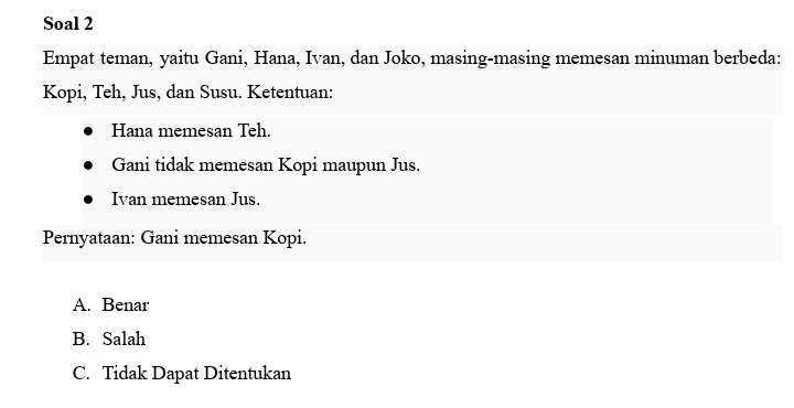 soal verbal pcpm