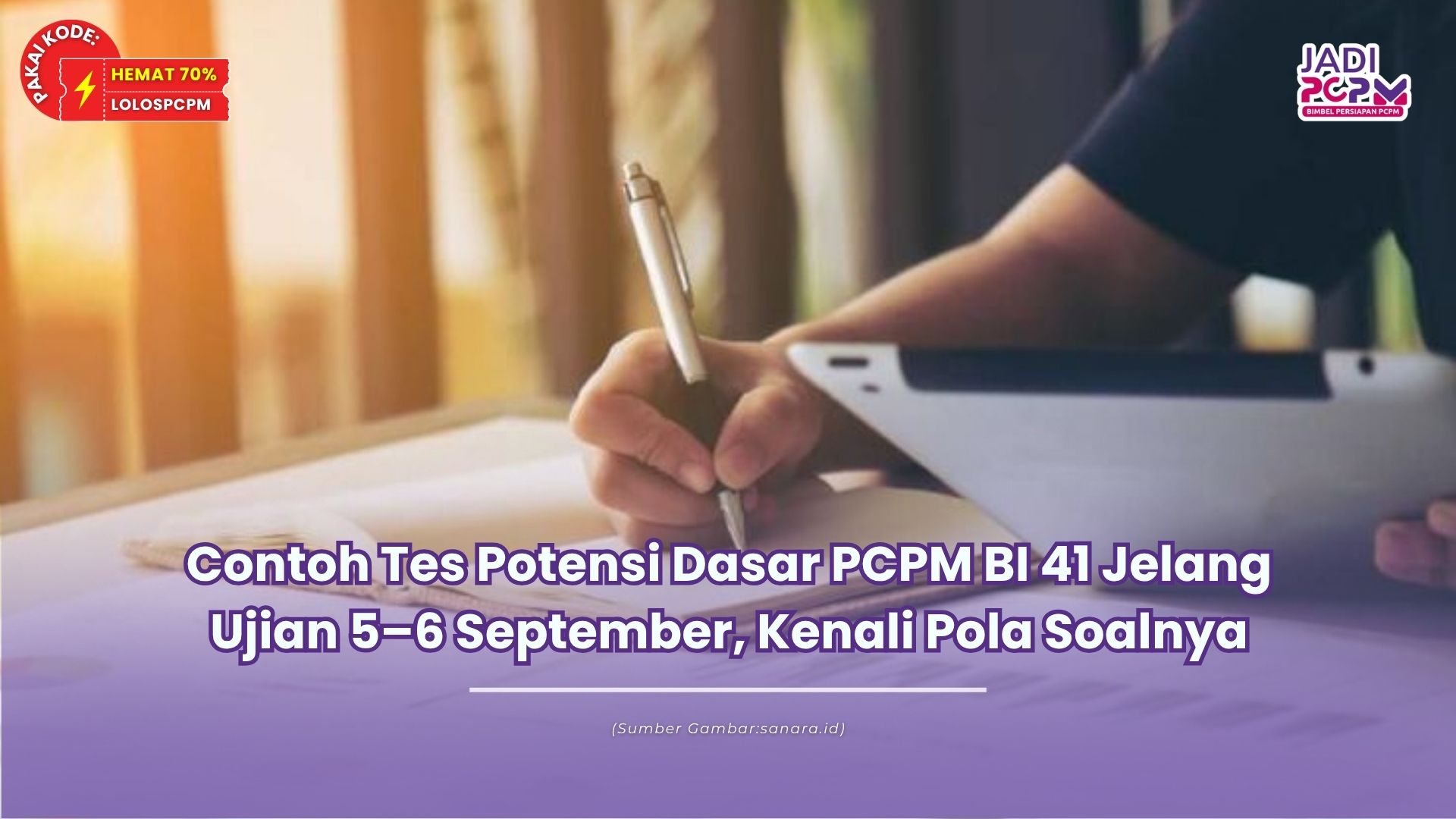 contoh tes potensi dasar pcpm bi 41