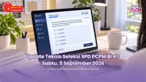 Update Teknis Seleksi SPD PCPM BI 41: Sabtu, 5 September 2026