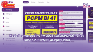 Kode Promo JadiPCPM 2026 LOLOSPCPM, Paket Tahap 2 PCPM BI 41 Rp119 Ribu