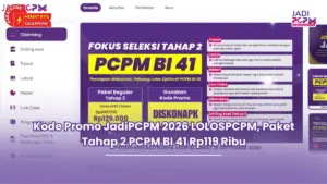 Kode Promo JadiPCPM 2026 LOLOSPCPM, Paket Tahap 2 PCPM BI 41 Rp119 Ribu