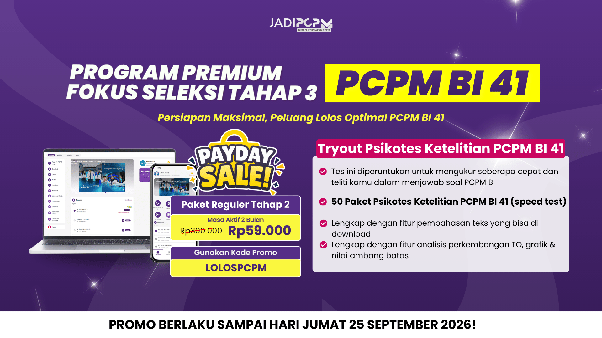 KODE PROMO JADIPCPM