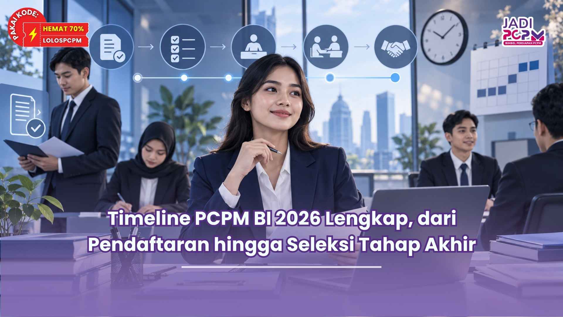 Timeline PCPM BI 2026 Lengkap, dari Pendaftaran hingga Seleksi Tahap Akhir