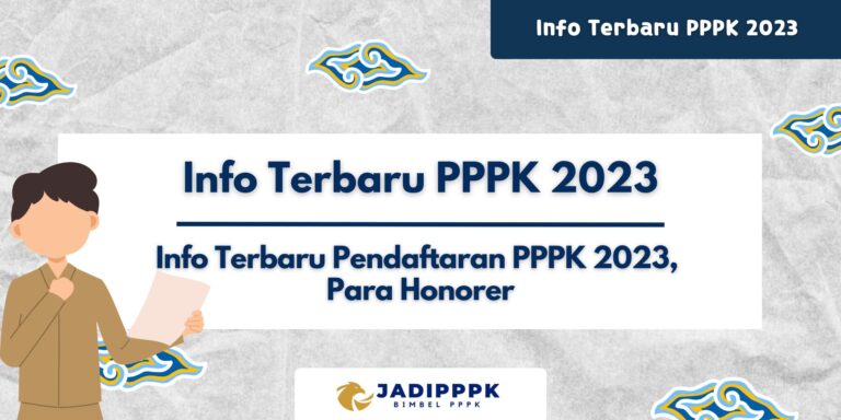 Info Terbaru PPPK 2023