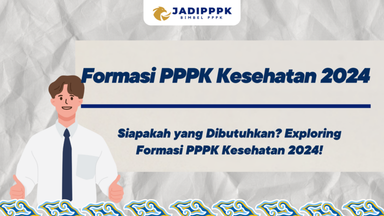 Formasi PPPK Kesehatan 2024