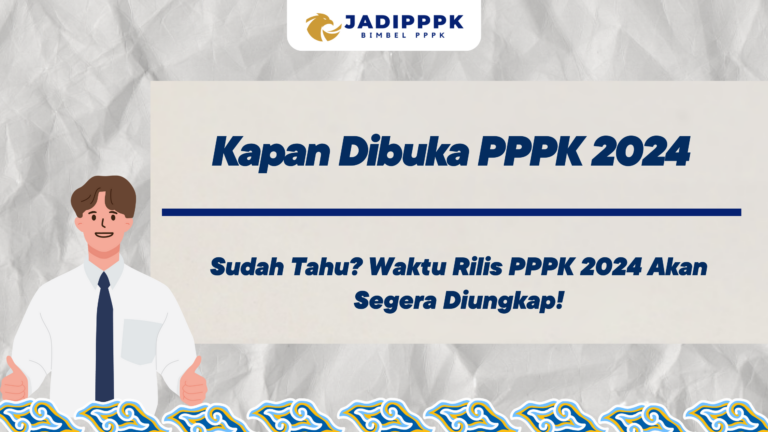 Kapan Dibuka PPPK 2024