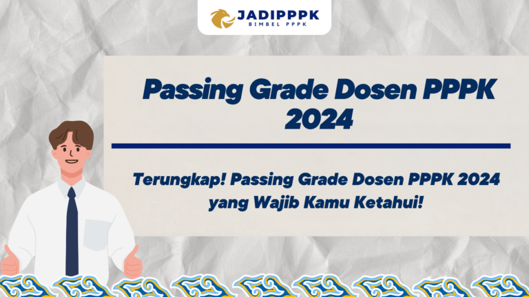 Passing Grade Dosen PPPK 2024