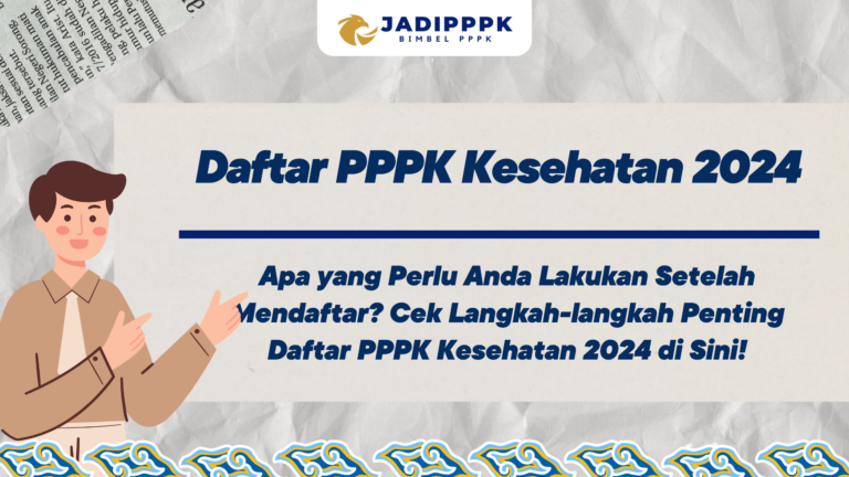 Daftar PPPK Kesehatan 2024