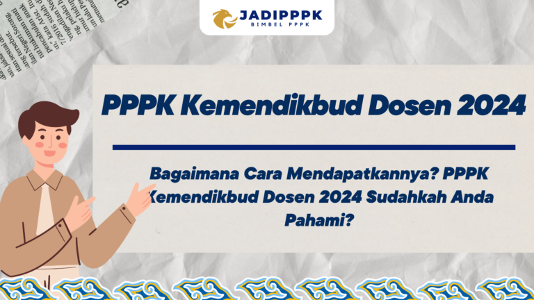 PPPK Kemendikbud Dosen 2024