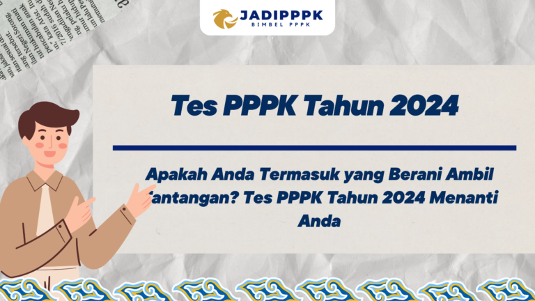 Tes PPPK Tahun 2024